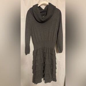 New Directions Charcoal Knit Dress
